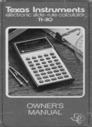 Texas Instruments TI-30XIIB Owners Manual